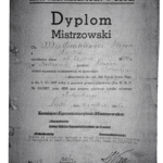 Dyplom mistrzowski Stefan Maślakiewicz Firma Pogrzebowa Maślakiewicz Łódź