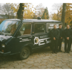 Karawan czarny stary Firma Pogrzebowa Maślakiewicz Łódź