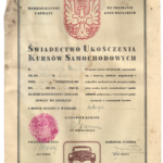 Kurs samochodowy Firma Pogrzebowa Maślakiewicz Łódź