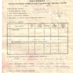 Protokół wizytacji warsztatu rzemieślniczego Firma pogrzebowa Maślakiewicz w Łodzi