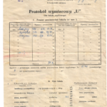 Protokół wymiarowy Zakład pogrzebowy stolarnia stajnia Protokół wizytacji warsztatu rzemieślniczego Firma pogrzebowa Maślakiewicz w Łodzi