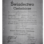 Świadectwo czeladnicze Marian Maślakiewicz Firma Pogrzebowa Maślakiewicz Łódź
